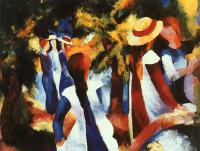 Macke, August - Oil Painting